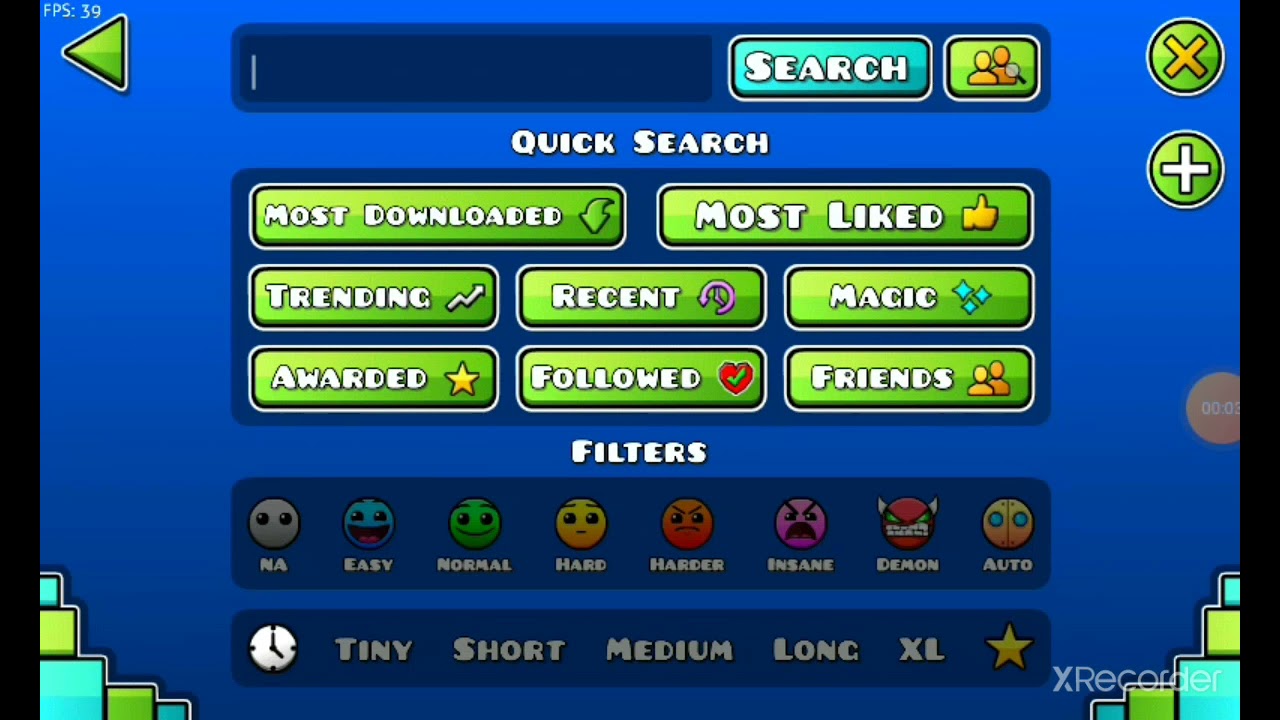 Swing Copter test by PTAminator GDPS Editor 2.2