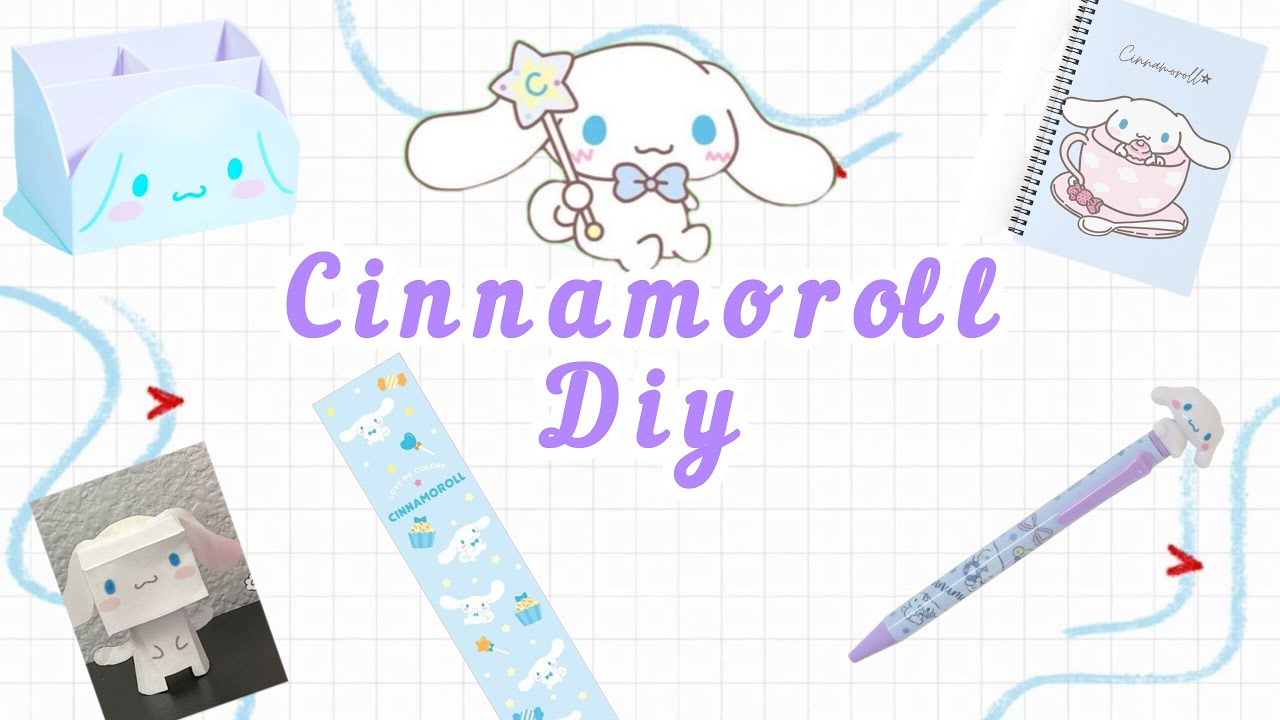 Cute Cinnamoroll 🩵🩵DIY Ideas | Handmade Stationery ✨✨