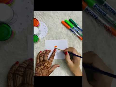 Wow…😱💥Coin painting 💫🇮🇳Independence day drawing // #shorts #youtubepartner #diy #youtubeshorts