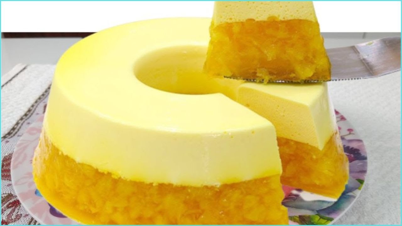 SOBREMESA DE ABACAXI [COM APENAS 3 INGREDIENTES].