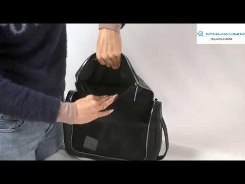 Черный несессер Piquadro Blue Square BY3853B2/N