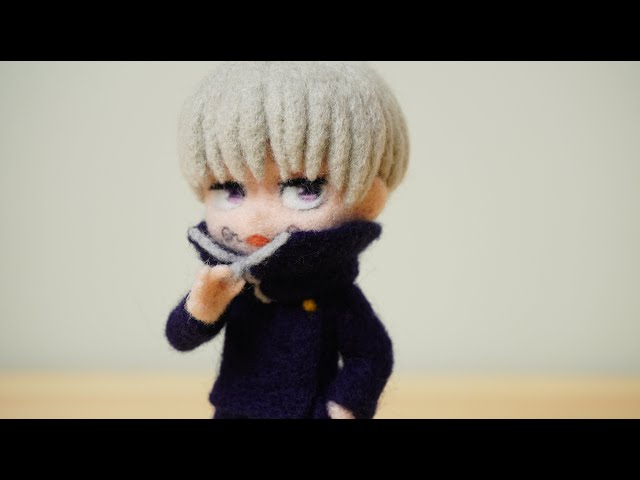 呪術廻戦】狗巻棘を作ってみた【羊毛フェルト】 - YouTube