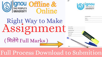 90+ Marks चाहिए तो ऐसे बनाए Assignment | IGNOU Assignment Kaise Banaye | Full Process 2021