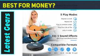 ARAFUNA Portable CD Player Dual Stereo Speakers Best Rechargeable Compact Music Player