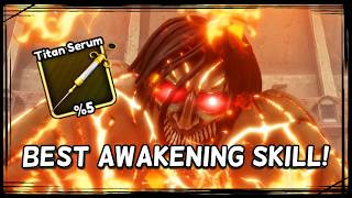 EASILY The STRONGEST Awakening! | Anime Final Quest NEW Attack Titan Evolution Update!