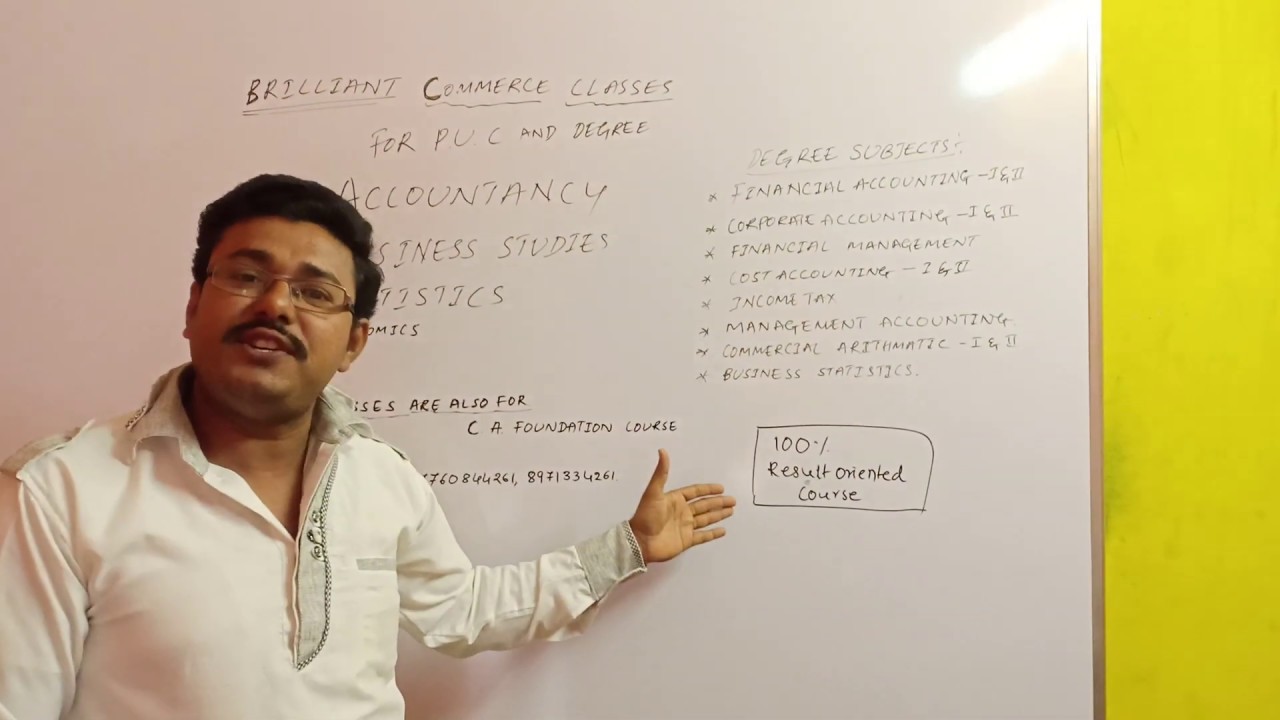 BRILLIANT COMMERCE CLASSES PART 2 - YouTube