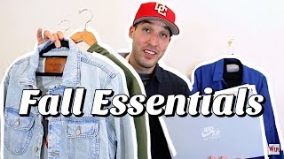 TOP 5 FALL ESSENTIALS! SNEAKERS & APPAREL