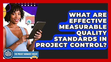 What Are Effective Measurable Quality Standards In Project Control? - The Project Manager Toolkit