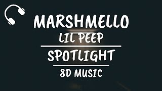 Marshmello x Lil Peep - Spotlight (8D AUDIO)