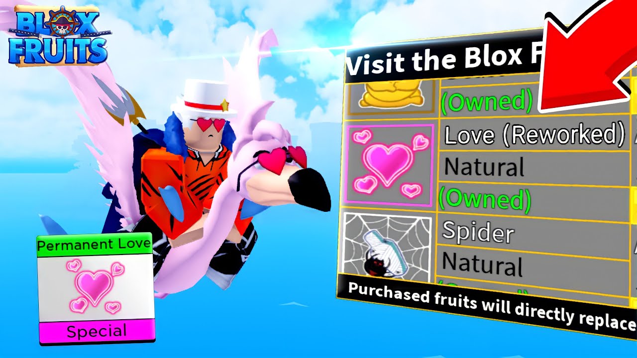 プルートlove THE BEST TRADES FROM LOVE PERMANENTE IN THE BLOX FRUITS