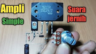 Final sanken dibuat ampli mini 5 volt