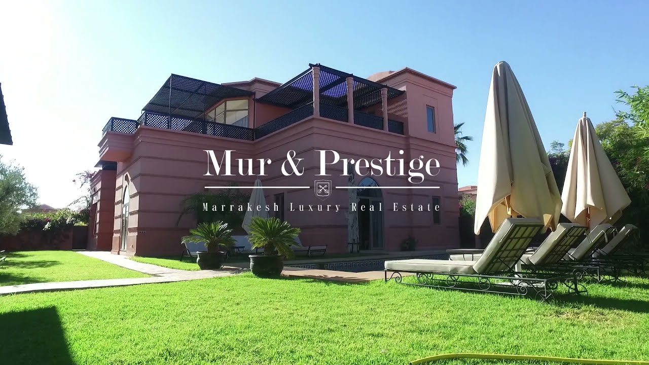 Agence immobiliere marrakech maison a vendre sur golf