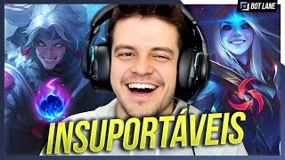 14 minutos de VARUS E ASHE sendo INSUPORTÁVEIS na bot lane! 🏹❄️