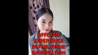 Offload experience in philippine immigration 2022 even with fiance || jackjoys life .