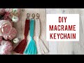 DIY MACRAME KEYCHAIN | MACRAME FISH TAIL KEYCHAIN | EASY