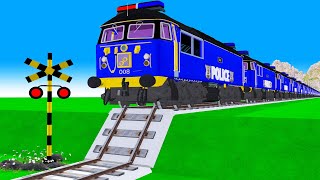 電車アニメ | Railway Crossing | 電車アニメ | police railroad crossing fumikiri train 2024