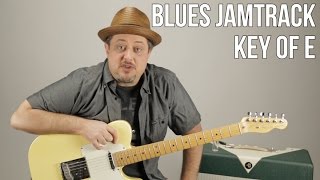 Jamtrack key of E - (Slow) 12 Bar Blues Backing Track - Lead Guitar Practice