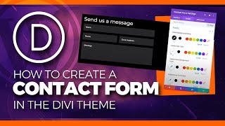 How to Create a Divi Contact Form (using the Divi Theme for WordPress)