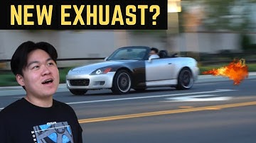 Honda ap1 s2000 Exhaust| s2000 Test Pipe Install