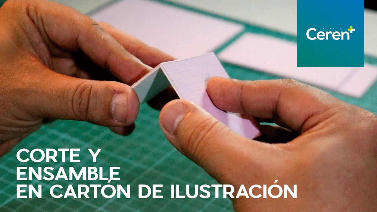 ¿Cómo hacer un corte y ensamble en cartón de ilustración perfecto? | Ceren +