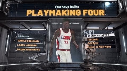 How to Build a PlayMaking Four | NBA 2K20 |