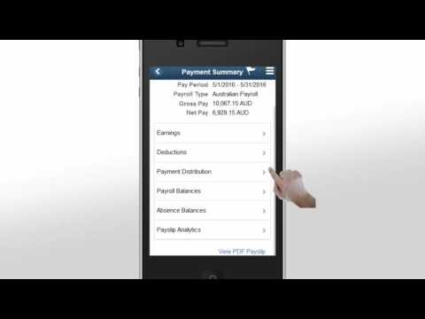 PeopleSoft Global Payroll Fluid Payslip