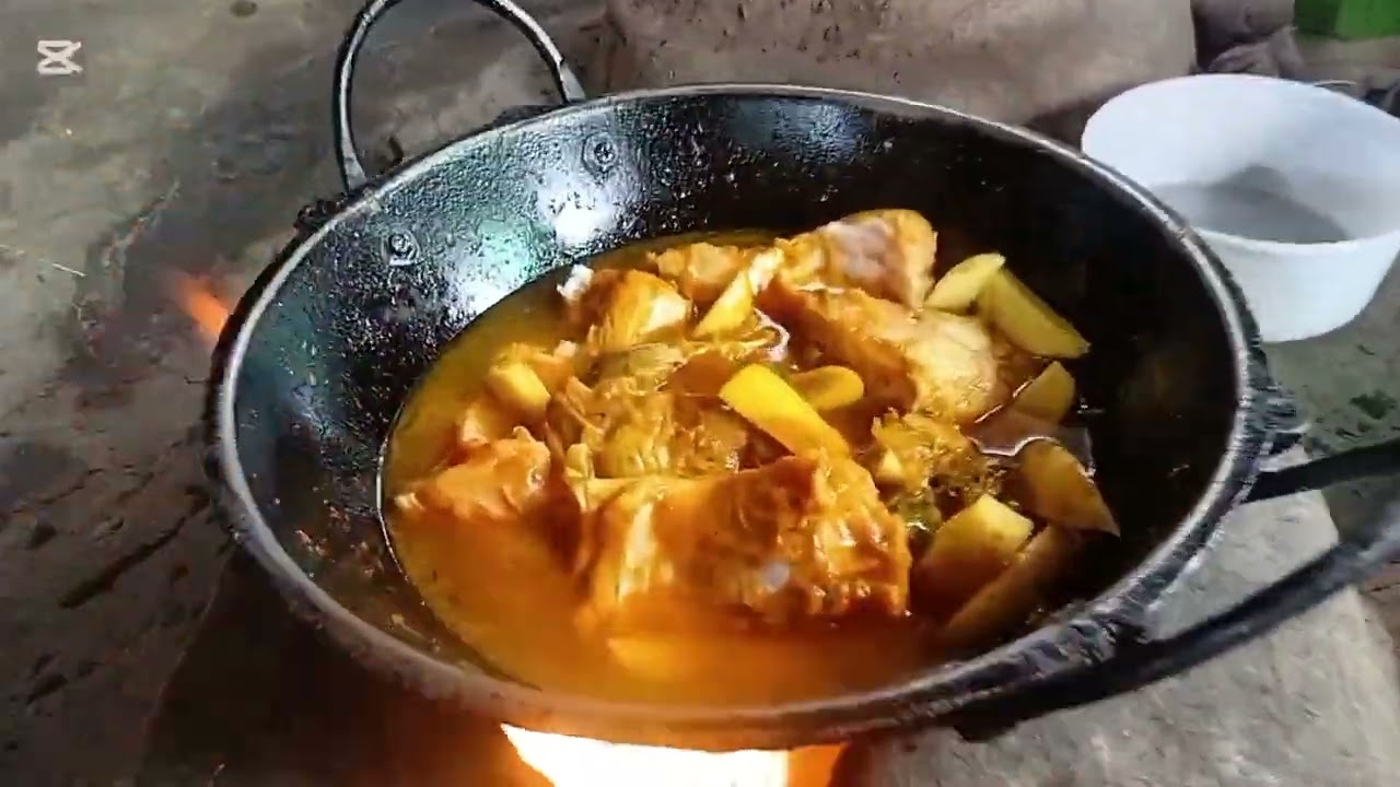 # cooking মায়ের হাতের জাতীয় মাছের রেসিপি। 🤭