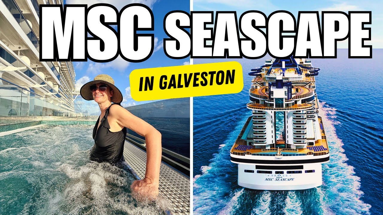 Boarding MSC Seascape - NEWEST SHIP Sailing from Galveston!!!