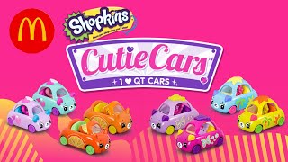 Unboxing 2019 McDo Happy Meal Cutie Cars Shopkins collect all 8 toys