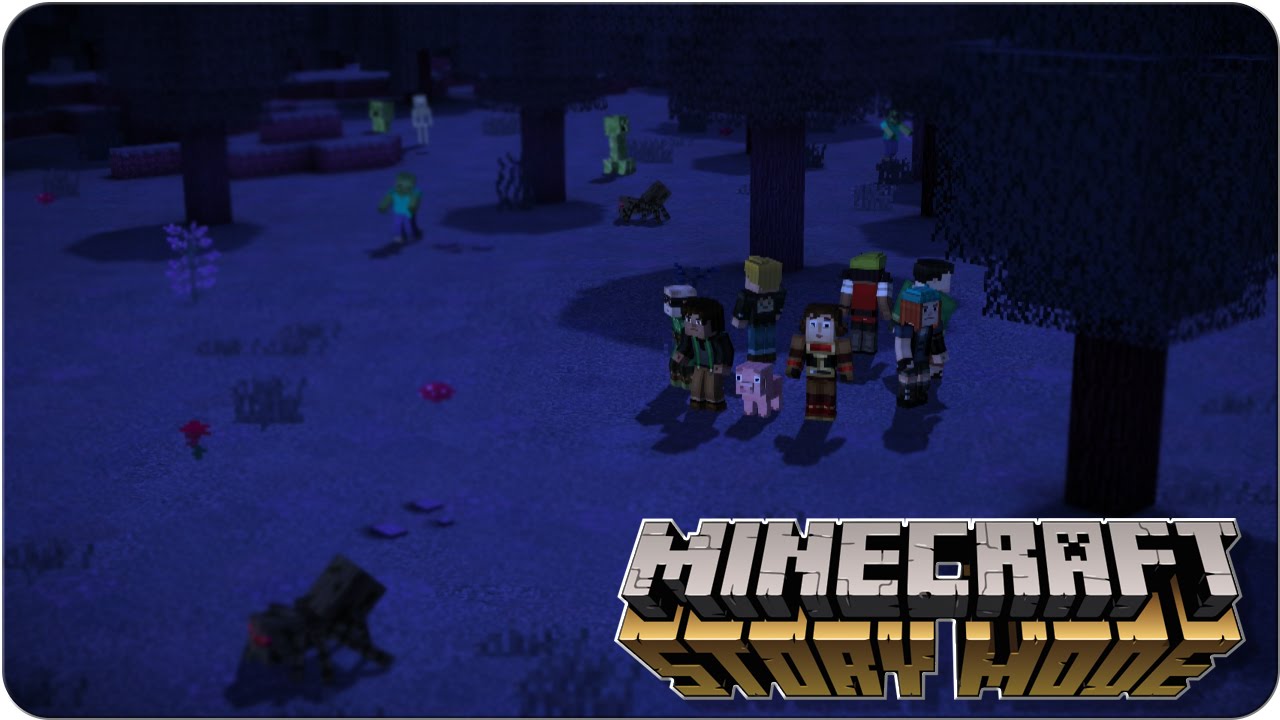 Minecraft: Story Mode [011] - Spaziergang bei Nacht & Nebel Let's Play ...