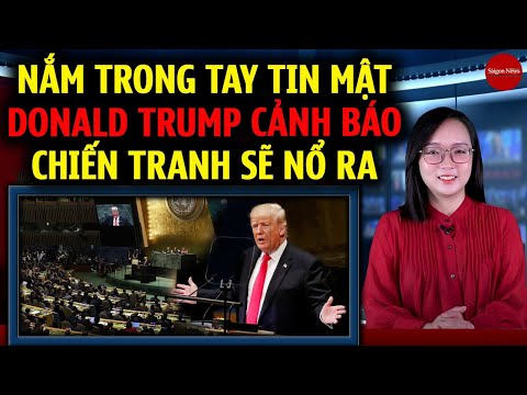 Nắm trong tay TÀI LIỆU MẬT TT.Trump CẢNH BÁO ỚN LẠNH Thế chiến thứ 3 sẽ NỔ RA nếu Biden làm việc này