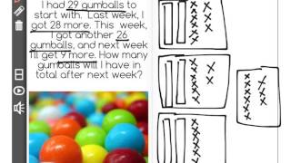 [2.NBT.6-1.0] Add 4 Nums - Common Core Standard - Word Problem
