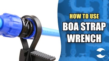 How to use a Boa Strap Wrench | Essential for fitting pipes!