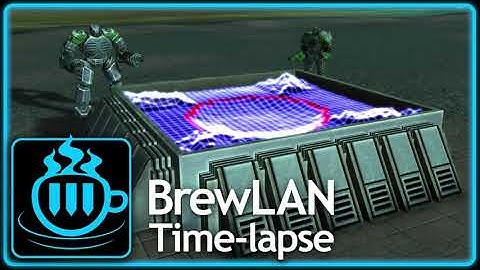 BrewLAN Time-lapse: WAR TABLE (x60 speed)