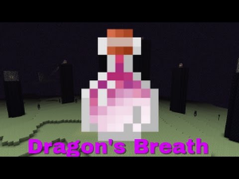 Minecraft Pocket Edition 0.17.0 Guide-How to Get Dragons breath And use