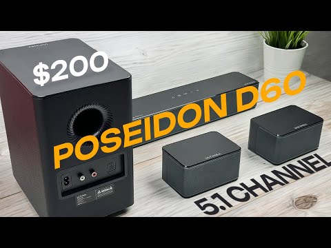 ULTIMEA Poseidon D60 Review: Best Budget Dolby Atmos Virtual 5.1 Channel  Soundbar Under $200? 