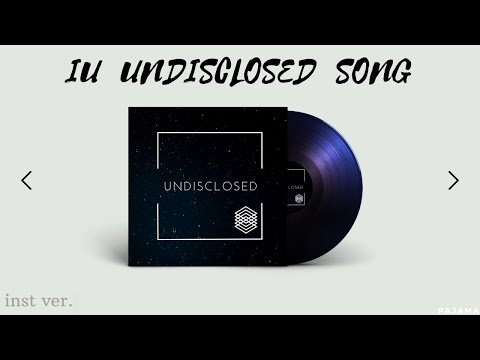 [INSTRUMENTAL]아이유(IU) 미공개 자작곡(유희열의 스케치북) (Inst ver.)/200918
