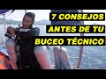 7 Consejos para Prepararte Antes de tu Buceo Técnico