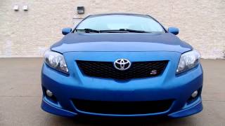 2009 Toyota Corolla S MODEL - 5 SPEED MANUAL - ONE OWNER Toyota Corolla S 2009
