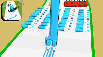 Crayon Rush 3D ​- All Levels Gameplay Android,ios (Levels 344-346)