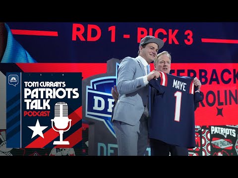 Reaction to the Patriots drafting Drake Maye with the No. 3 pick in the 2024 NFL draft