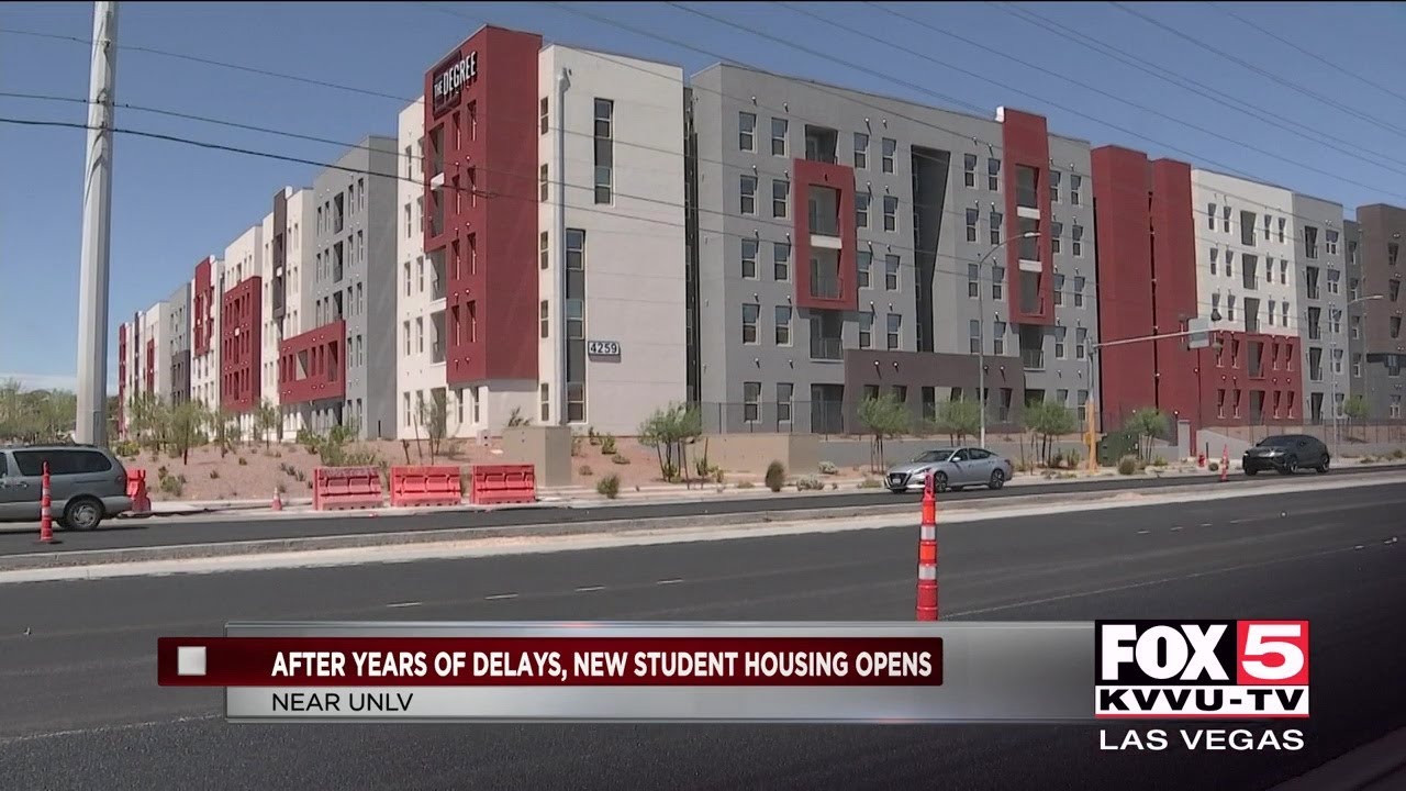New student housing for UNLV students YouTube