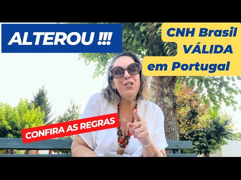CNH brasileira em Portugal -Alteração dec lei 46/2022-Dirigir em Portugal - Trocar CNH-#imigração