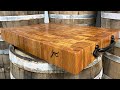 From Barrel to Butcher Block || Woodworking