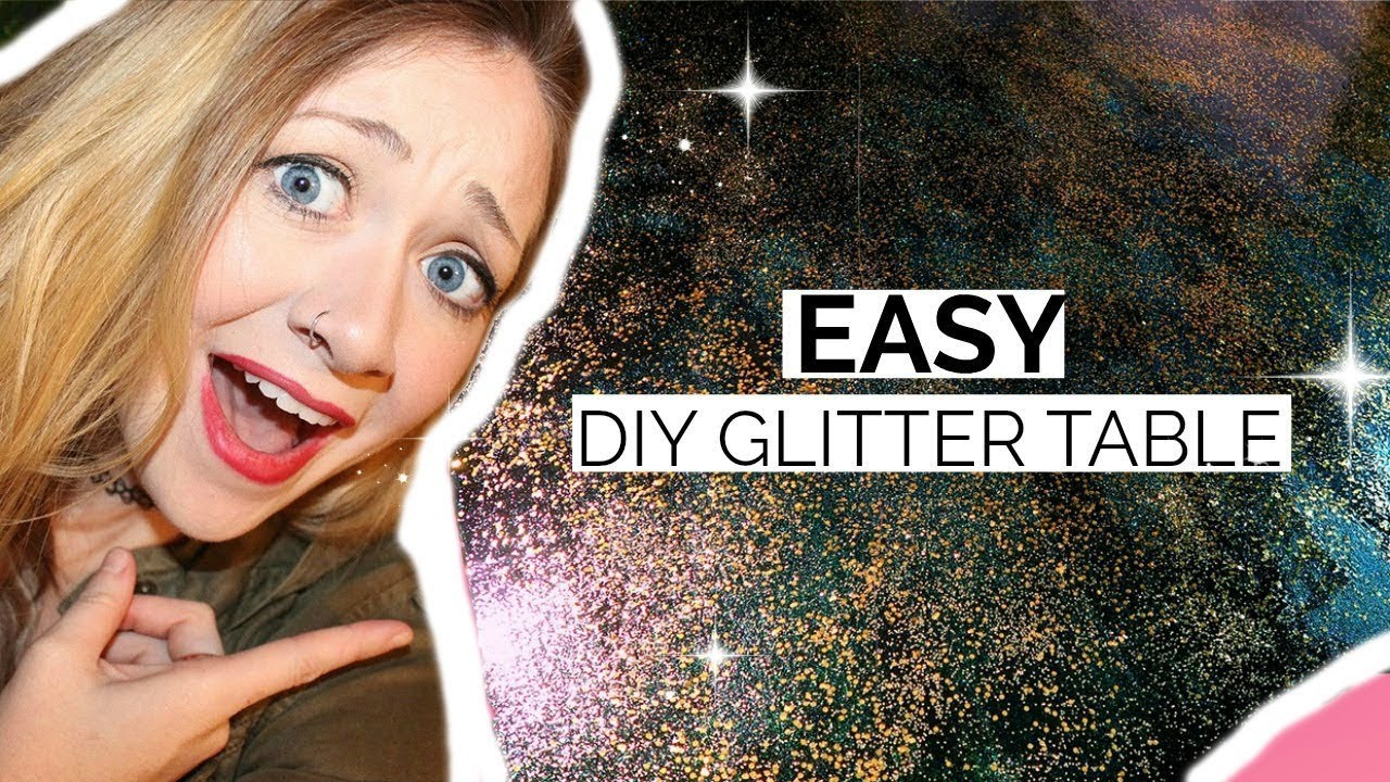 DIY Glitter Paint 