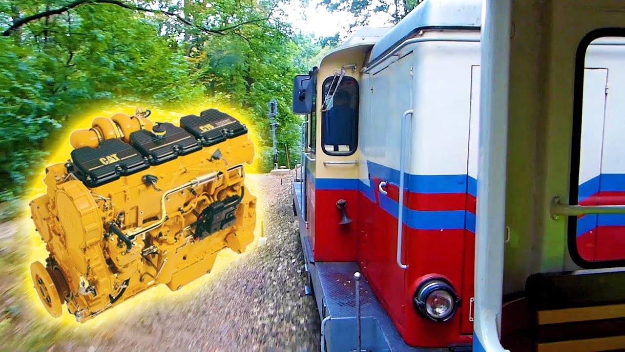 Caterpillar C15 Engine: From Idle to FullThrottle [L45H/Mk.45 Locomotives ex-Maybach 836BB] Budapest