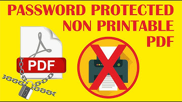 Easiest way to make a non printable (or password protected) PDF with Corel Draw. Super fast way.