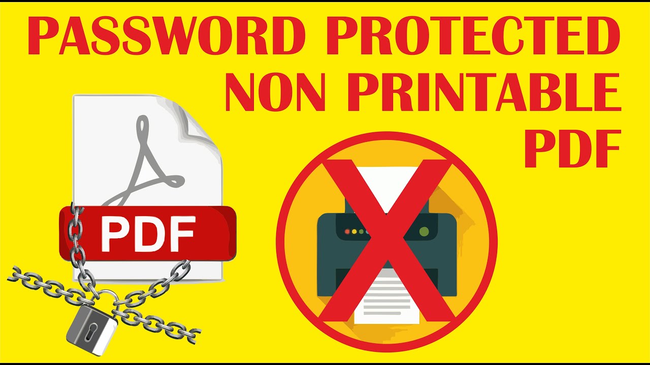 Easiest way to make a non printable (or password protected) PDF with ...