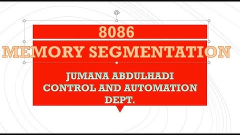 Microprocessor and Microcontroller/ 8086 Memory segmentation
