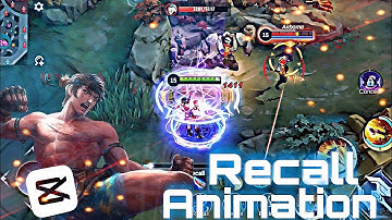 Mobile Legends || Chou Recall Animation Edit Tutorial || Capcut
